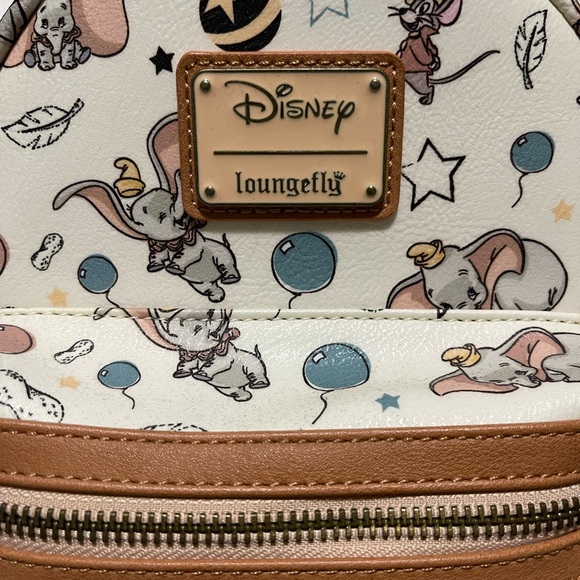 Loungefly Disney Dumbo Icon Print Mini Backpack - Picture 4 of 5